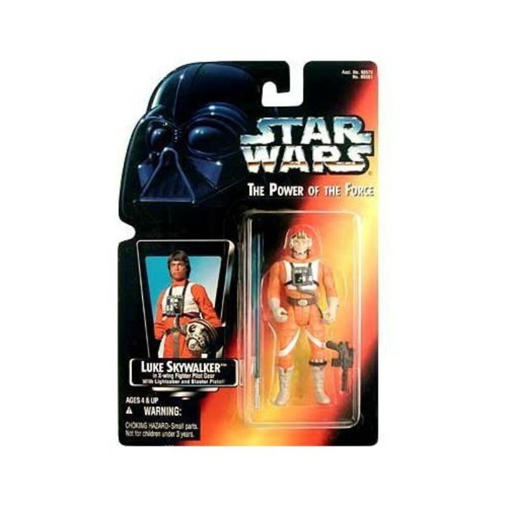 NEW Star Wars POTF Luke Skywalker X-Wing Fighter Pilot Gear with Lightsaber